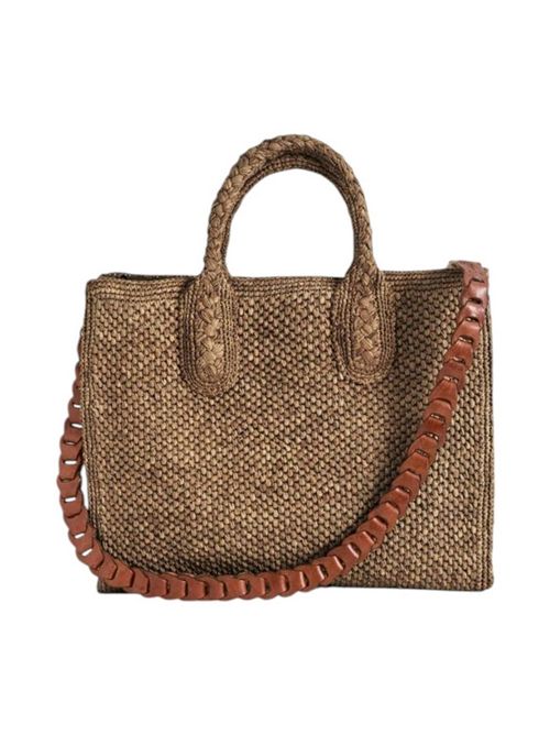 shopping donna con tracolla treccia IBELIV | RARYDARK TEA